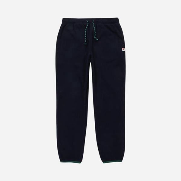 Pantalón Jogger Fila Hombre Azul Marino - Fleece - España 871243VZB